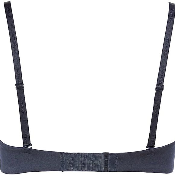 CALVIN KLEIN Constant 2 Pack Wirefree Bras - Bronze / Shoreline Navy - Large - Picture 2 of 7